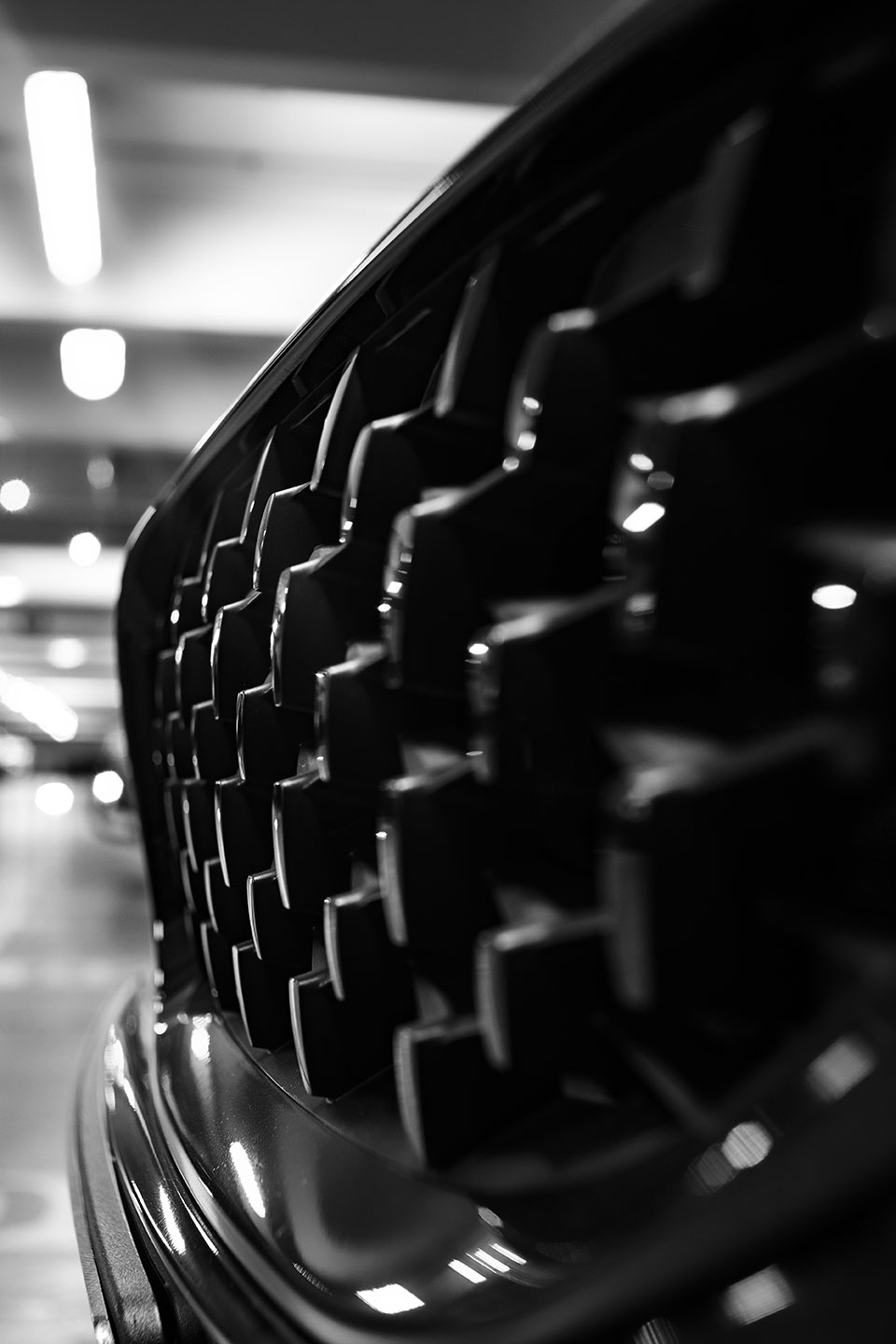 BMW M6 macroscopic photograph