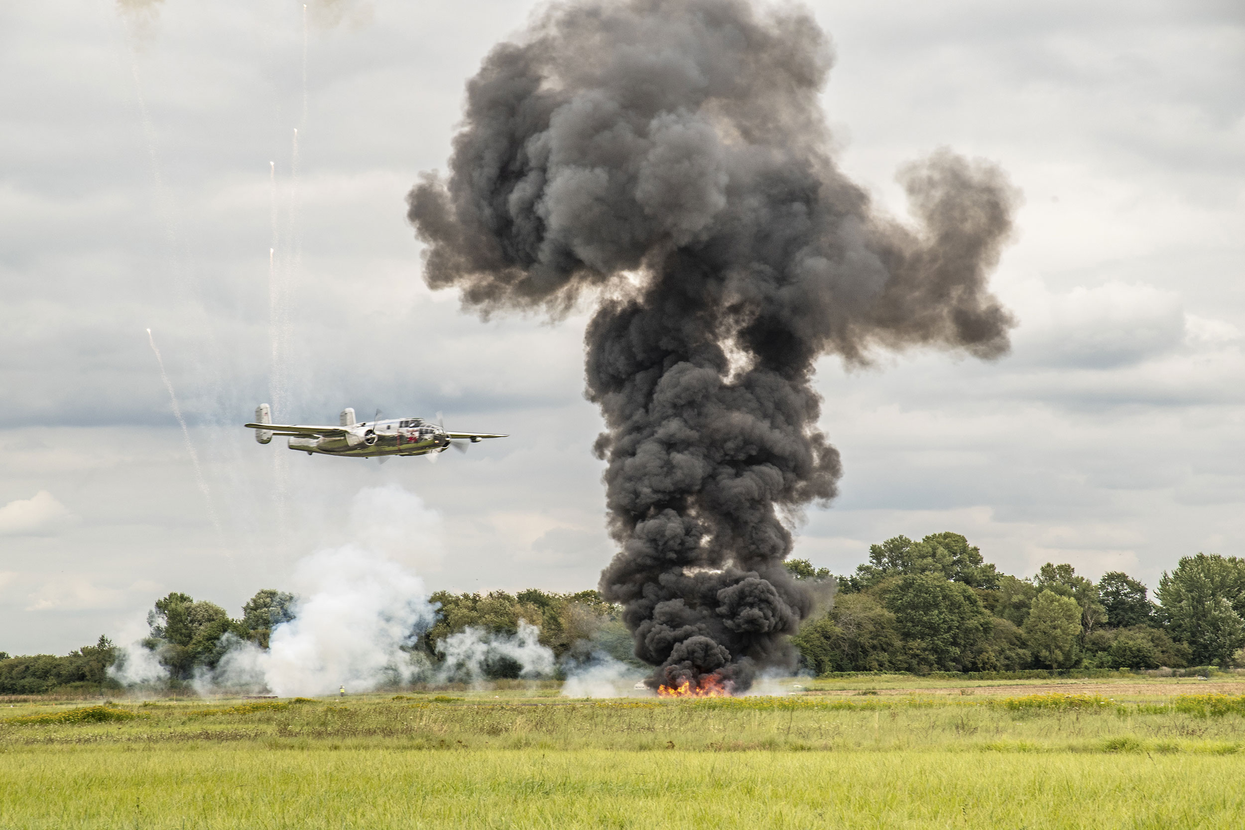 B-25J Mitchell bomber, Flying Bulls, Air Legend 2021, Nos Dren