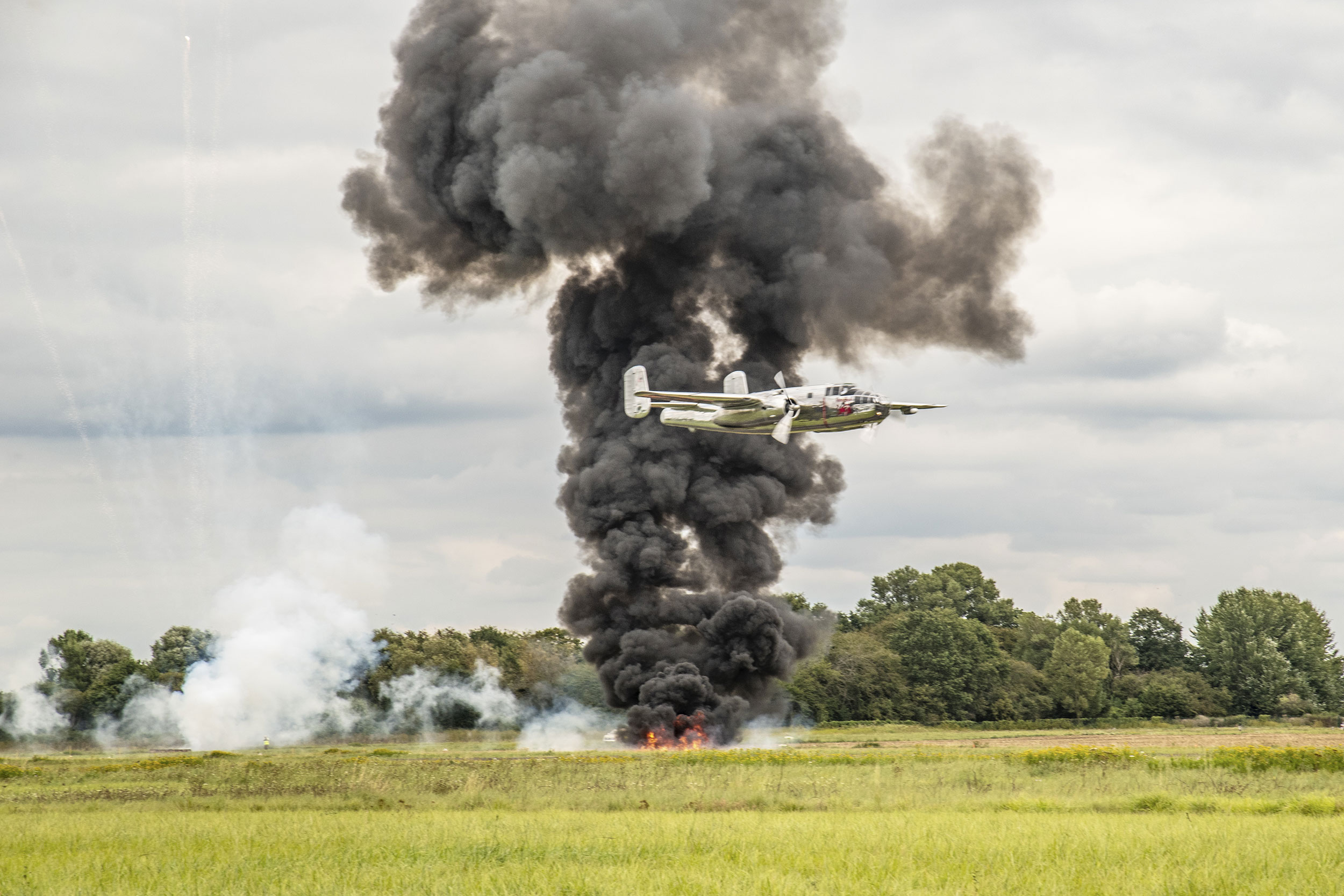 B-25J Mitchell bomber, Flying Bulls, Air Legend 2021, Nos Dren