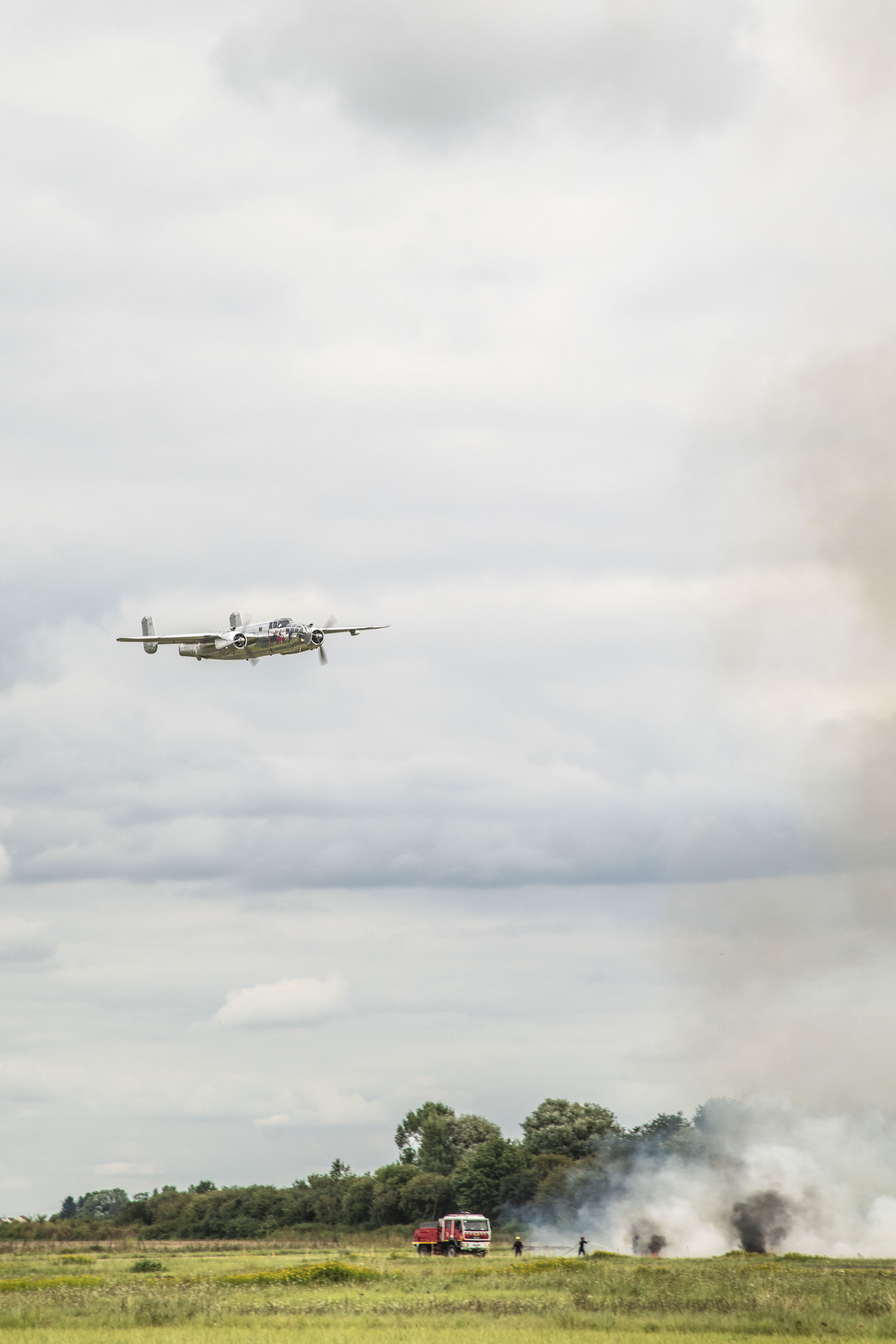 B-25J Mitchell bomber, Flying Bulls, Air Legend 2021, Nos Dren