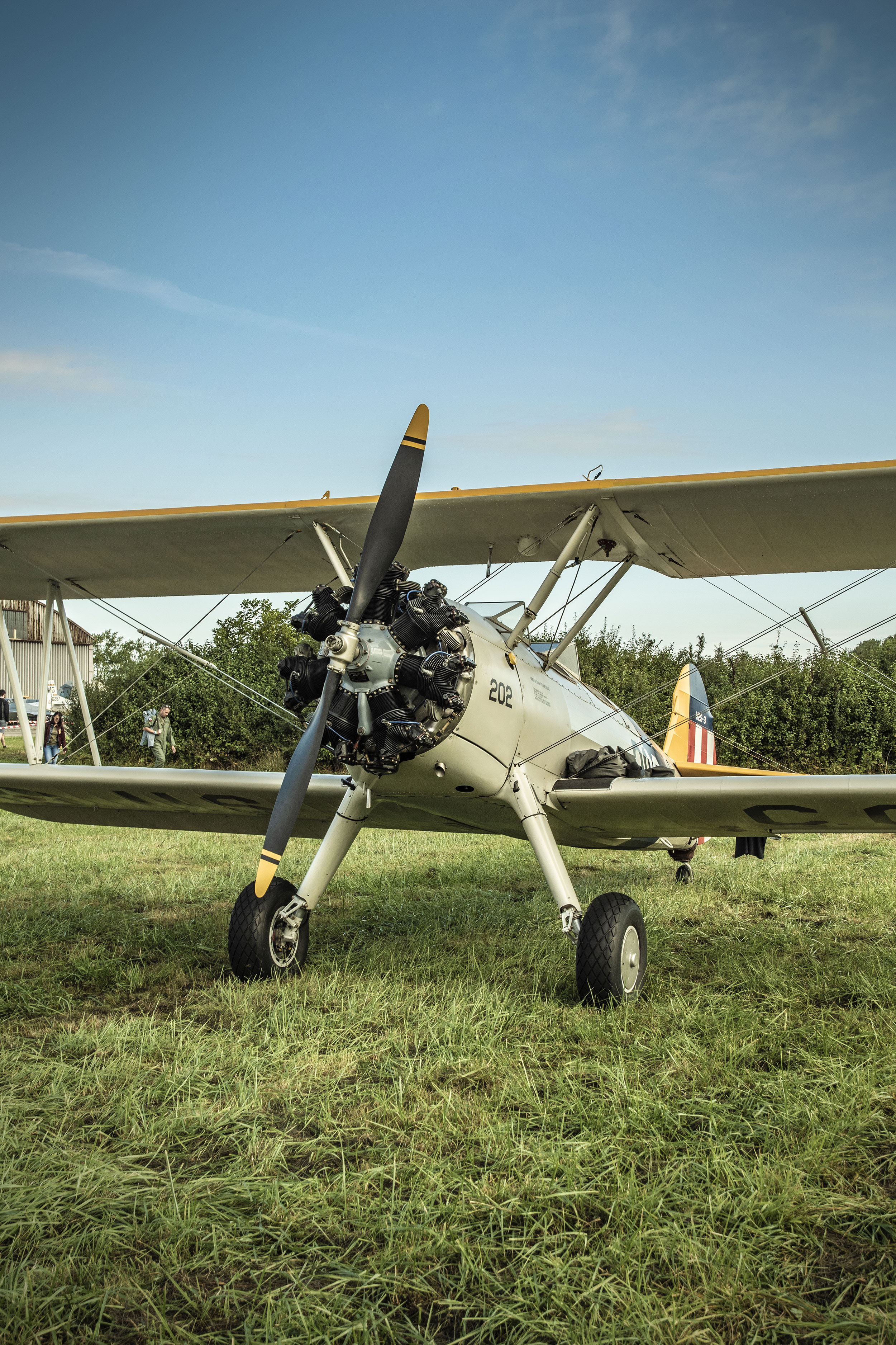 Boeing Stearman 75, Operator: Chartres Classic Airplane, Pilot: Frédéric Sutter, US Coast Guards, Air Legend 2021, Nos Dren