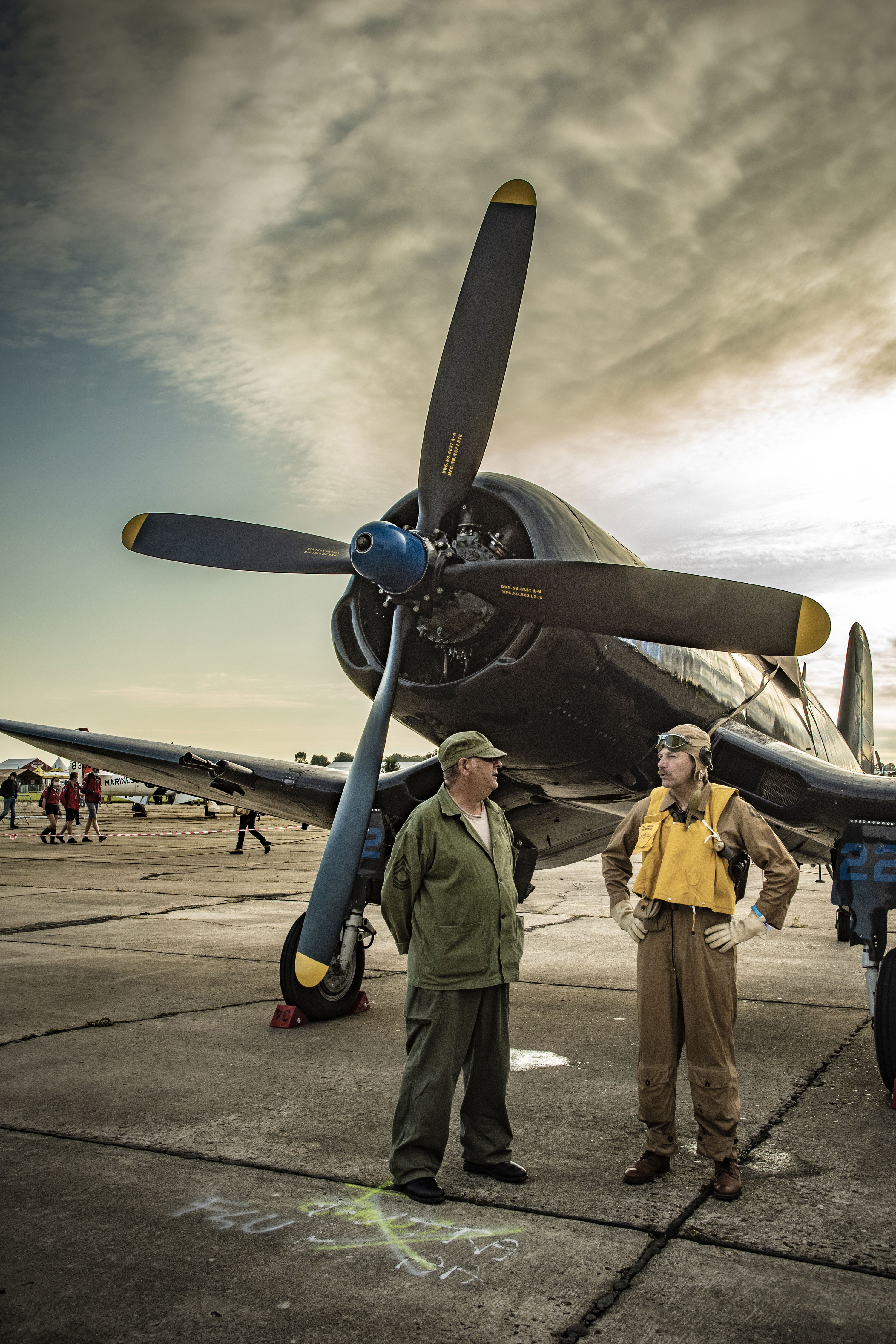 Chance Vought FG-1D Corsair, Air Legend 2021, Nos Dren