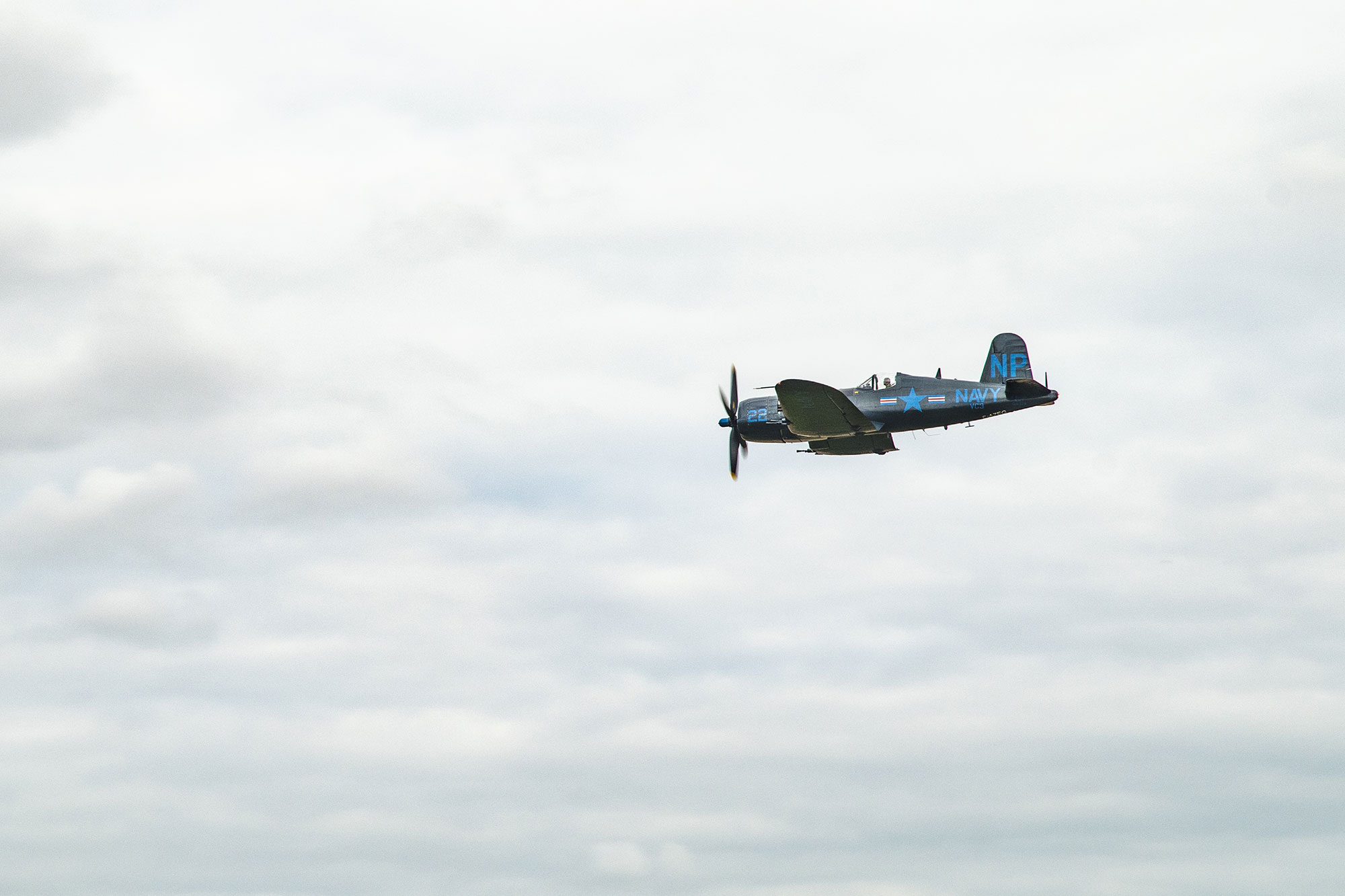CORSAIR F4U-5NL, Operator: Jean Salis, USN/12472/P-22 (VC-3), Air Legend 2021, Nos Dren
