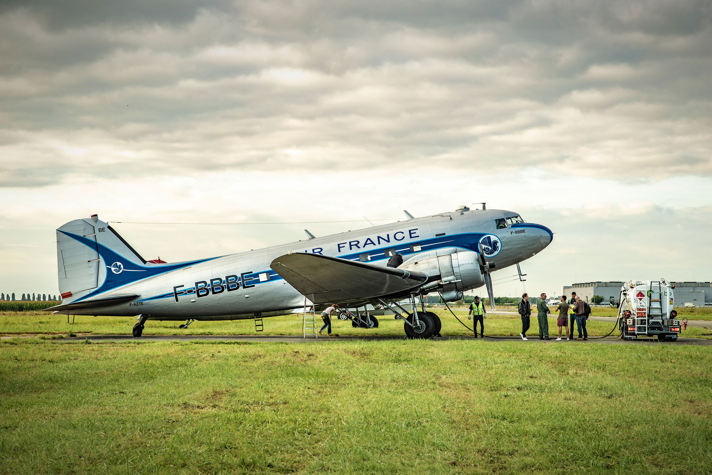 DC-3, Operator: France DC-3, Pilot: Gaby Eveque, Air France, Air Legend 2021, Nos Dren