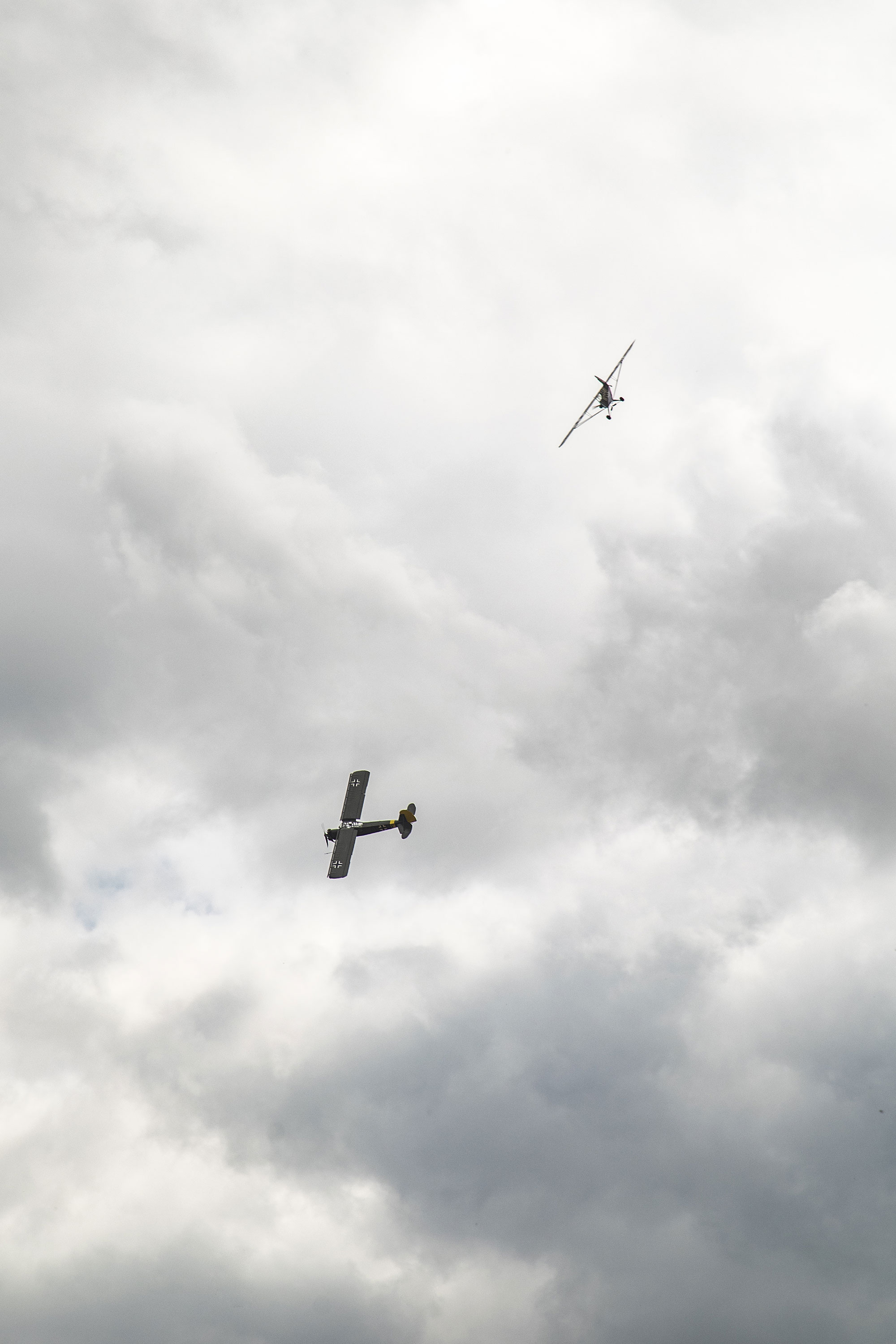 MS505 Criquet, Operator: Association des Mécaniciens Pilotes d’Aéronefs Anciens (AMPAA), Luftwaffe, with Piper L-4B, Air Legend 2021, Nos Dren