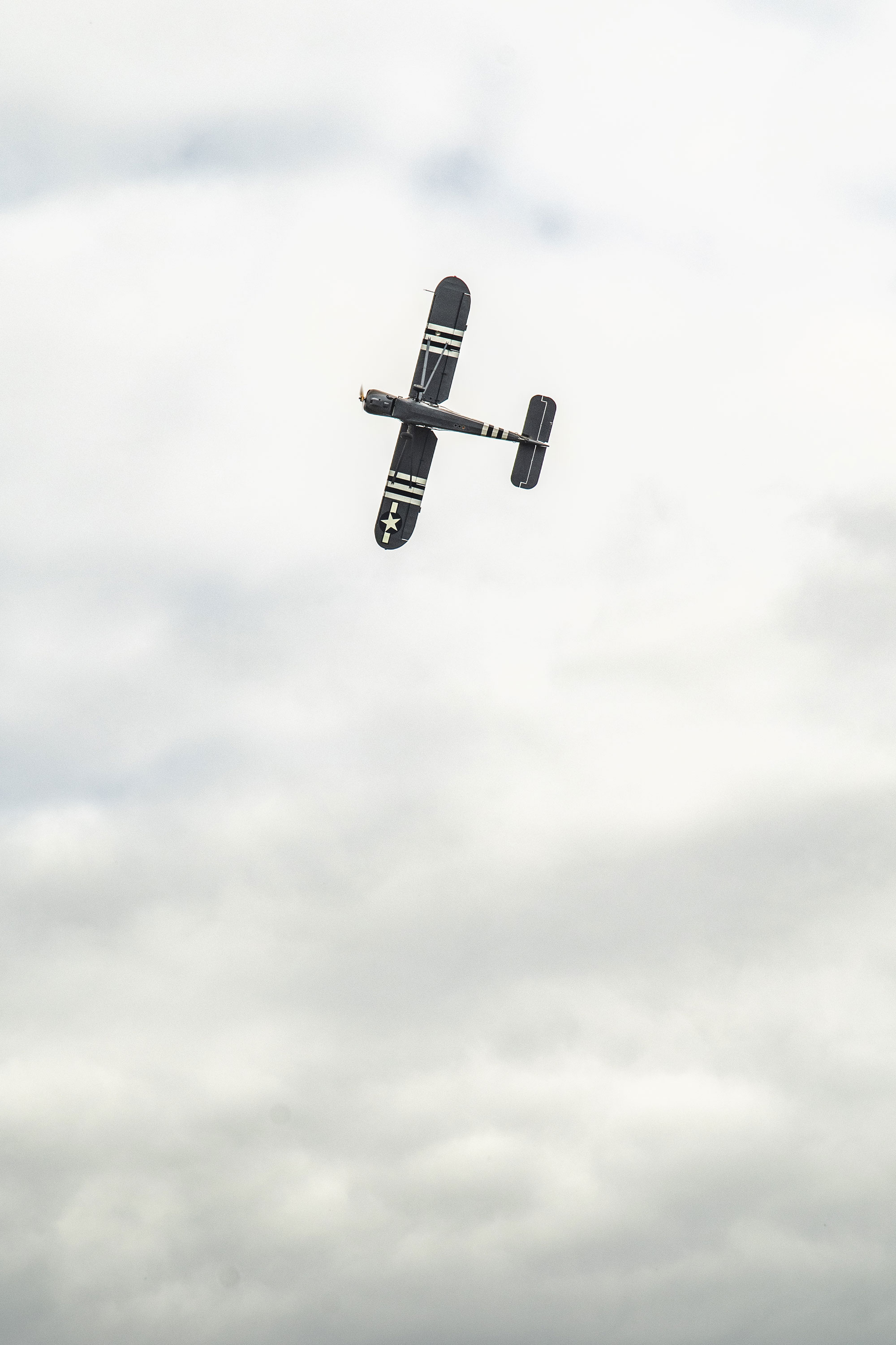 Piper L-4B, Pilot: Martin Hodeau, USAF, Air Legend 2021, Nos Dren