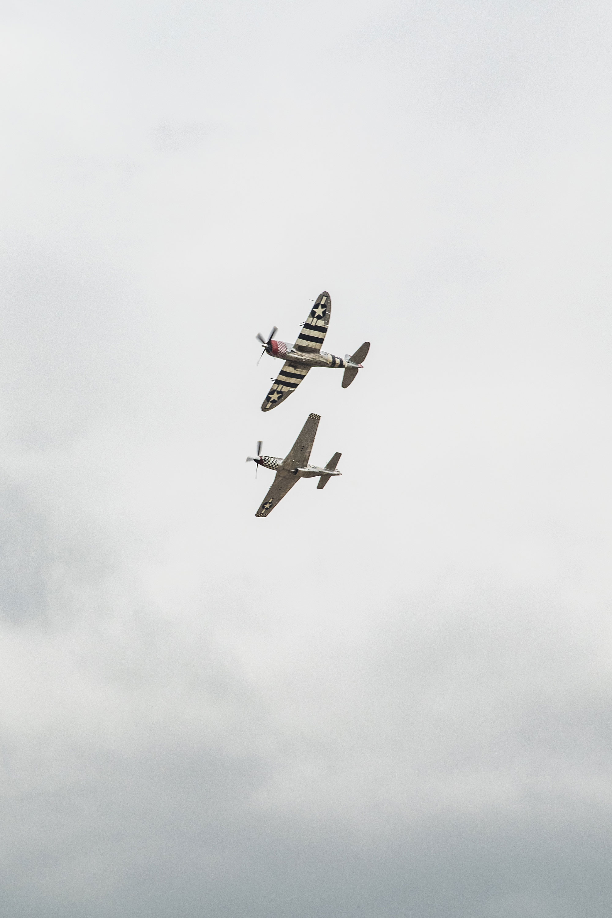 The Ultimate Fighters, P-47 Thunderbolt (Nellie B), Spitfire Mk V, ME109 (White 9), Mustang TF-51 D (Contrary Mary), Pilots: Jon Gowdy, Dave Puleston, Richard Grace and Andy Durston, Air Legend 2021, Nos Dren
