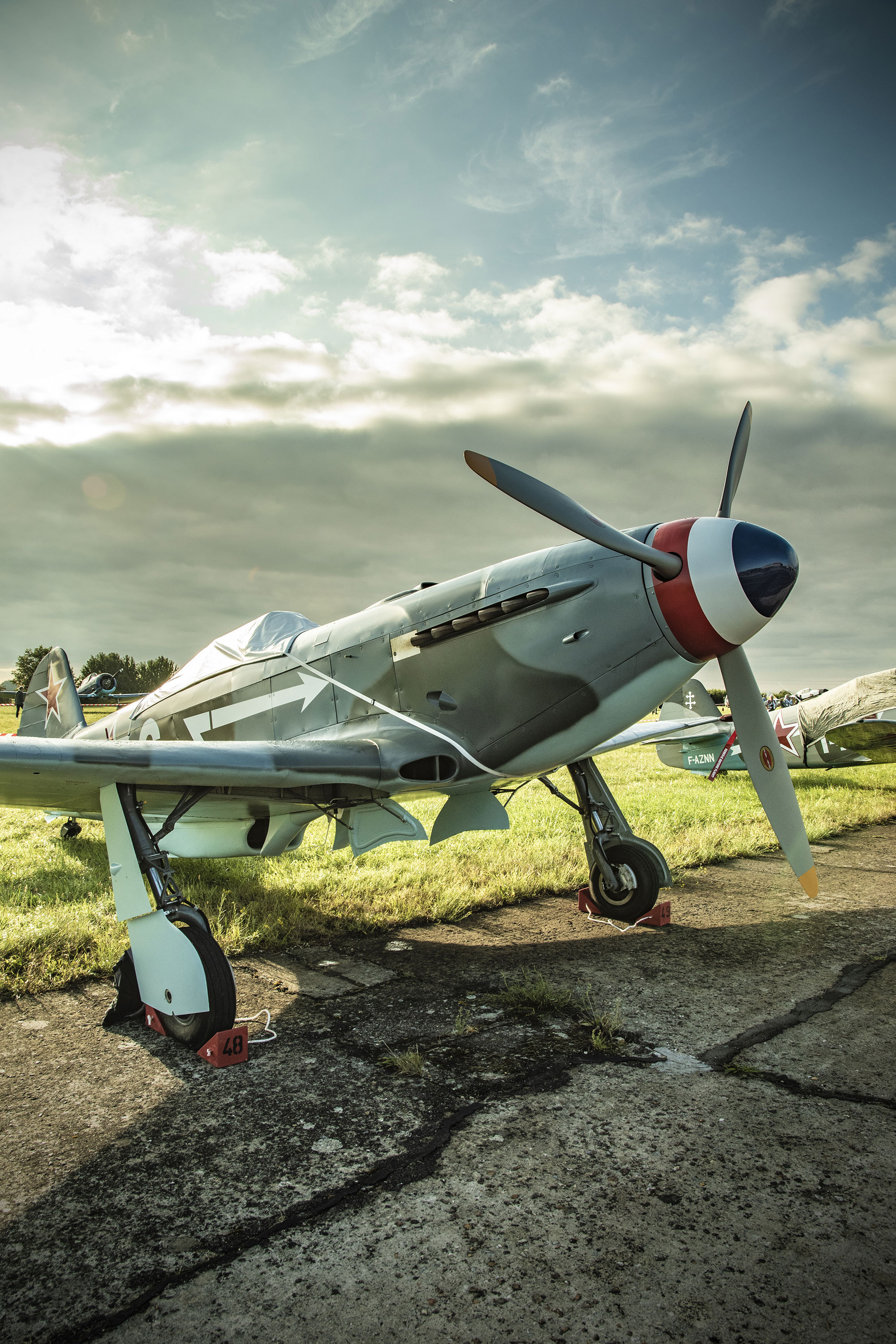 Yakovlev Yak-11 Moose fighter, Operator: France Flying Warbirds, Normandie-Niemen, Air Legend 2021, Nos Dren