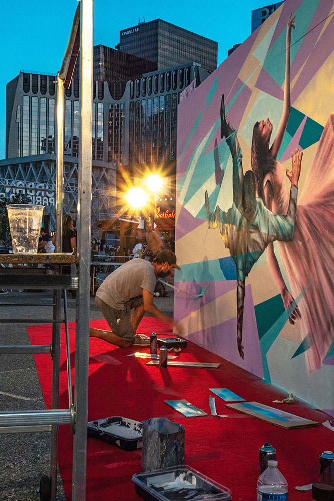 Urban Week Festival Paris La Defense, Street Art graffitti by Graffmatt, September 18, 2020, France, (Nos Dren).