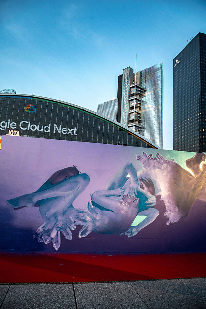 Urban Week Festival Paris La Defense, Street Art graffitti by Iota, September 18, 2020, France, (Nos Dren).