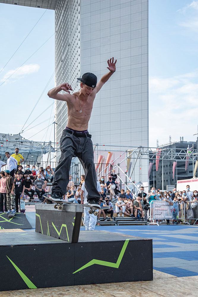 Urban Week Festival Paris La Defense, Skate, September 20, 2020, France, (Nos Dren).