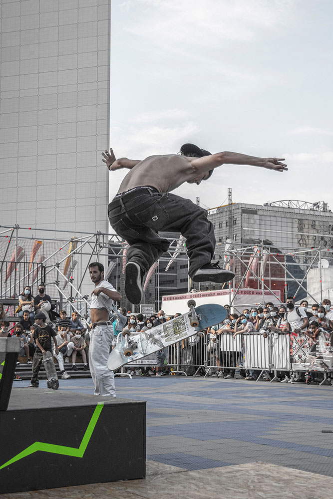 Urban Week Festival Paris La Defense, Skate, September 20, 2020, France, (Nos Dren).
