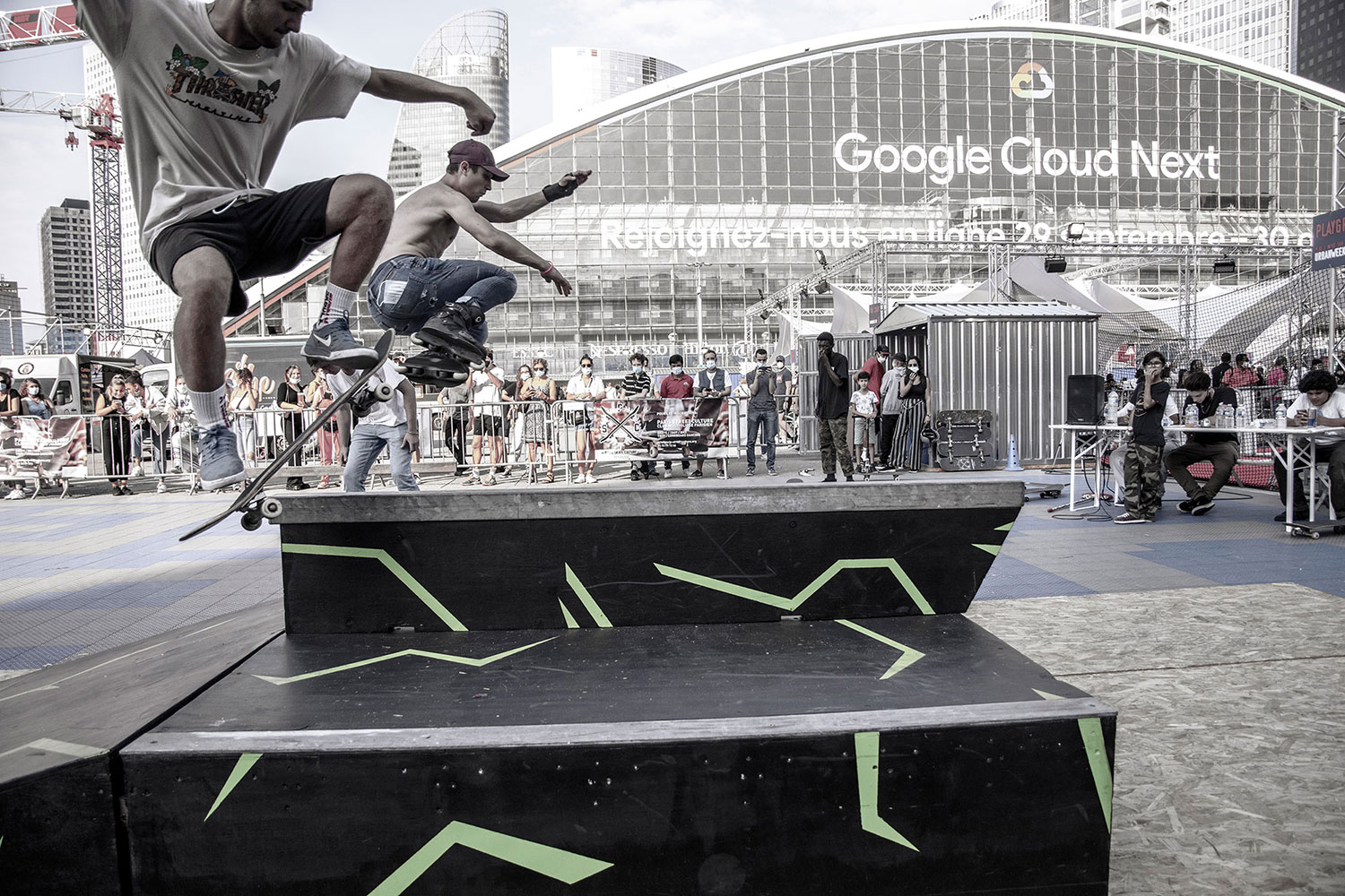 Urban Week Festival Paris La Defense, Skate, September 20, 2020, France, (Nos Dren).