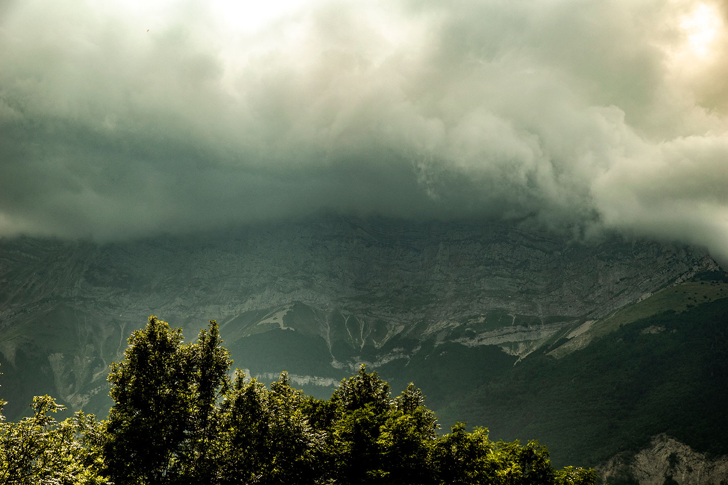 Pic du Pierroux et Pic de Chauvet, Crête Faraut, Hautes-Alpes, France, (Nos Dren).