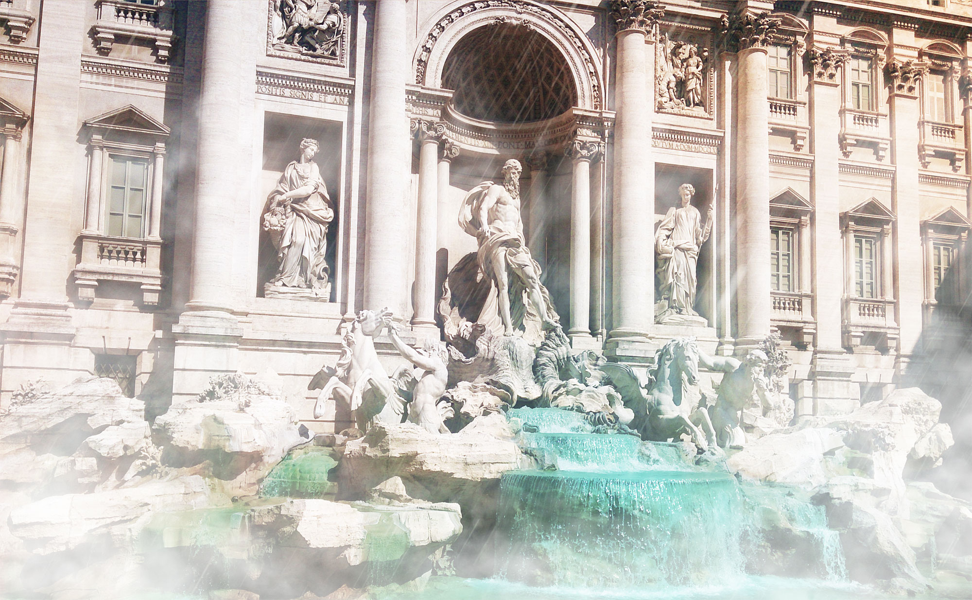 Fontana di Trevi, Rome, Italy, (Nos Dren).